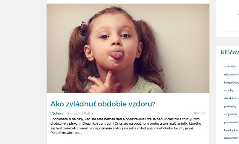 Blog post MackoviaHračky.sk