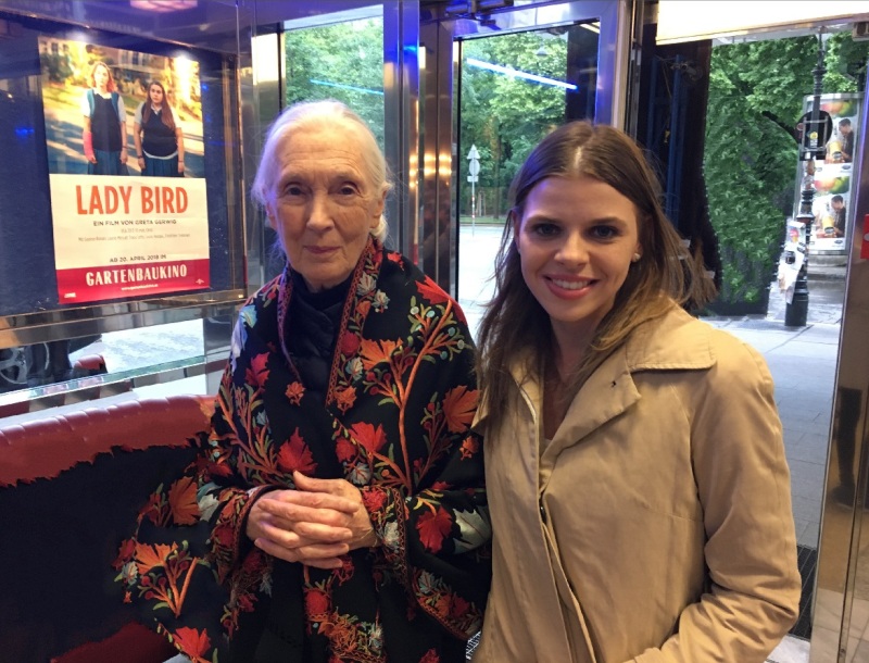 Dominika s Jane Goodall
